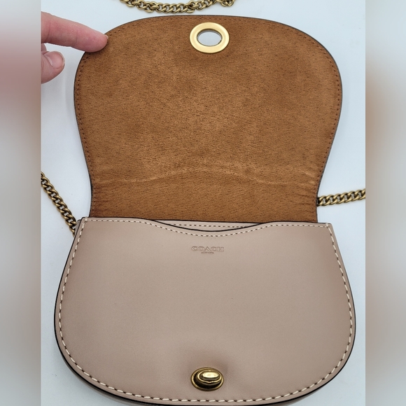 💥USED ONCE💥 Coach 1941 Turnlock Snakeskin Flap Crossbody/Belt Bag - Picture 10 of 14